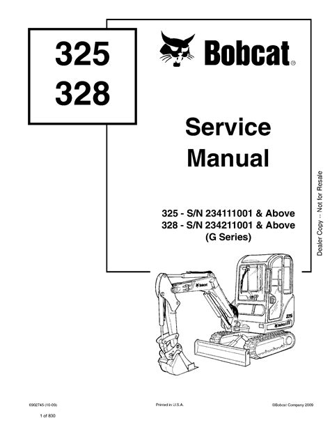 2001 bobcat 325 mini excavator|bobcat 325 hydraulic schematics diagram.